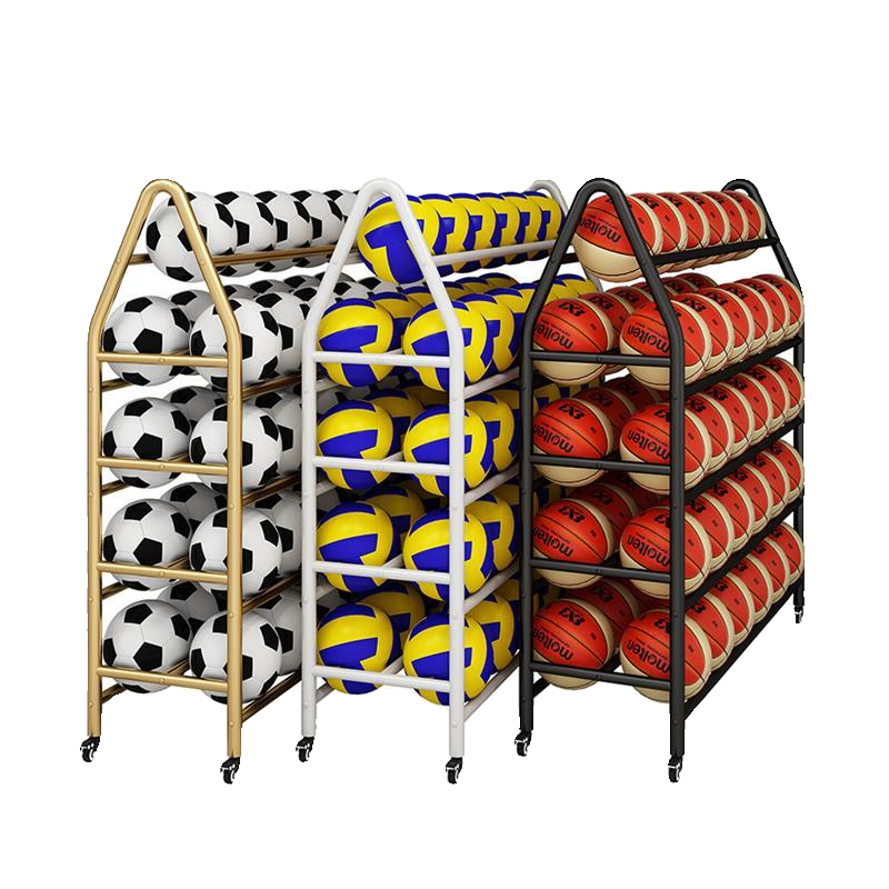 篮球收纳架幼儿园球类收纳架儿童学校足球篮球排球体育馆置球架子 - 图3