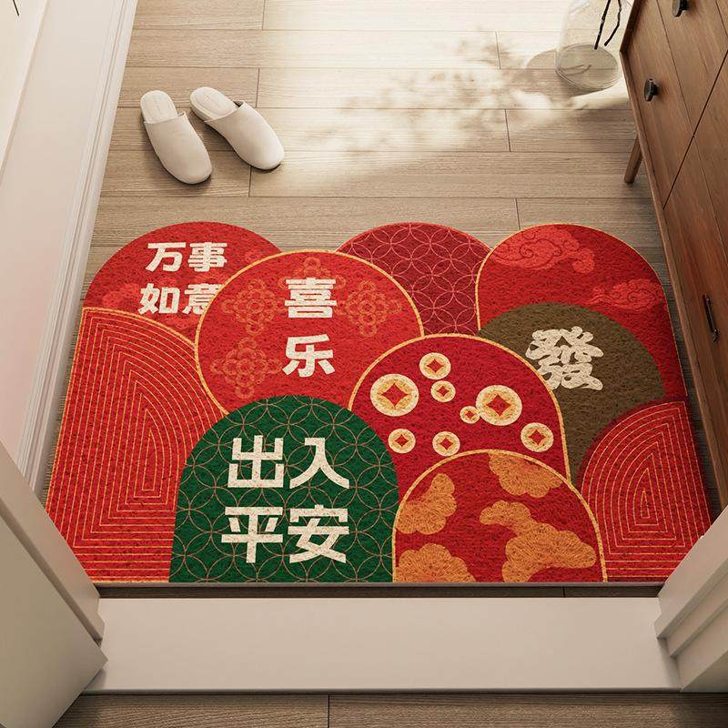 入户门地垫家用进门门垫防滑丝圈耐脏脚垫门口可裁剪红色门外地毯,淘宝优惠券,粉丝福利购,淘宝优惠卷
