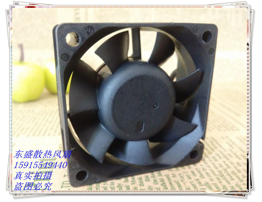 原装台达 AFB0612EH DC12V 0.48A 三线双滚珠散热风扇 6CM 6025 - 图0