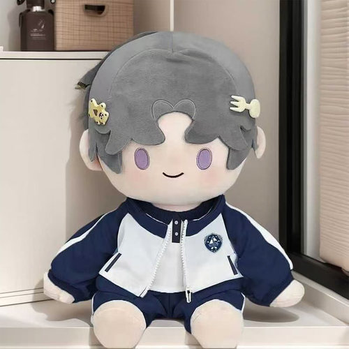 校服娃衣40cm棉花娃娃坐姿玩偶替换装学院风公仔无属性运动服娃衣 - 图2