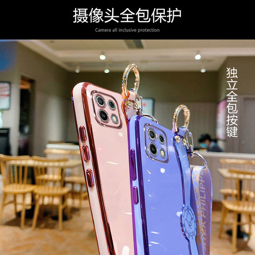 哥伦巴斯适用小米11手机壳女款潮高档米11保护套硅胶防摔软壳mi11全包镜头个性网红ins奢华M11新款腕带简约挂 - 图2