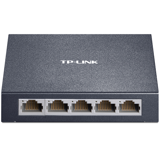 TP-LINK TL-SF1005D 5口百兆交换机 4口网线分线器分流器网络安防监控专用交换器 - 图0