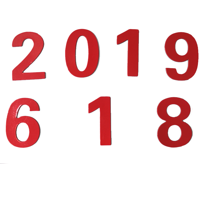 磁性数字磁力贴黑白板冰箱磁贴镂空数字贴儿童早教教学倒计时磁铁 - 图3