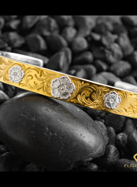 唐草日本银手镯国内现货