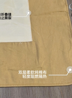 王氏火熨术套装火疗布防火阻燃布艾灸膝关节督脉灸火灸驱寒