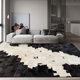 Spliced home sofa bedside blanket cowhide light luxury