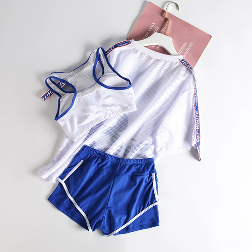 Детский раздельный купальник для школьников, пляжный комплект, 12 лет, подходит для подростков, защита от солнца