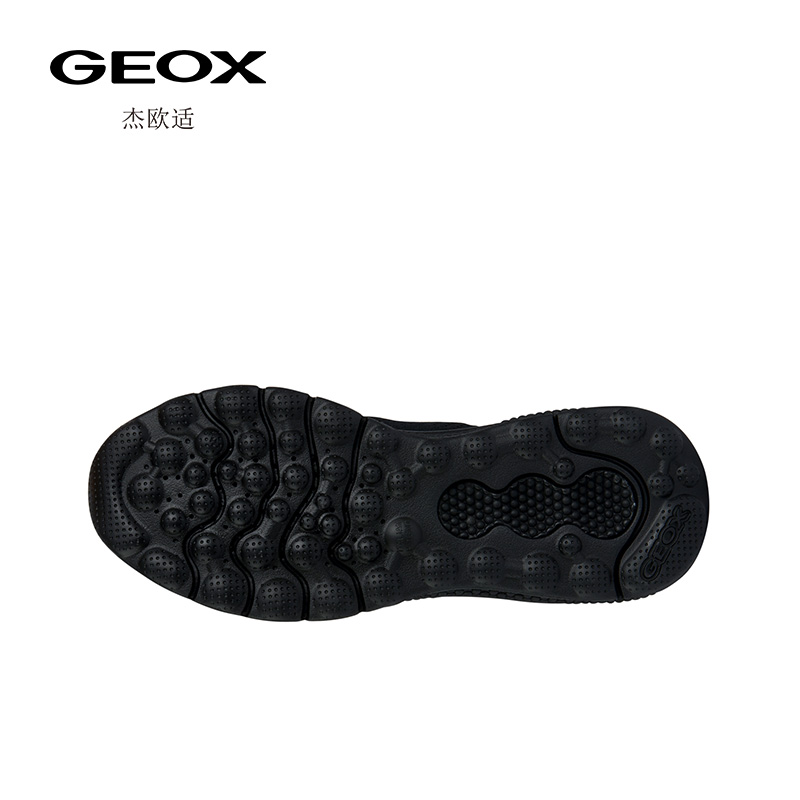 GEOX杰欧适经典款女鞋系带圆头舒适时尚休闲鞋D35THA - 图2