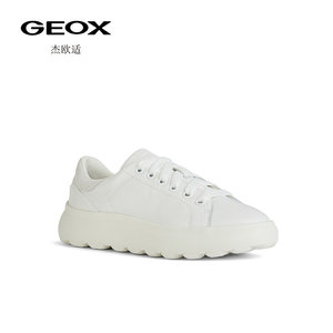 GEOX杰欧适女鞋2024春季新款小白鞋休闲鞋SPHERICA EC4.1 D45TCC