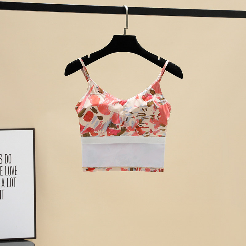 绝美瑜伽服套装女夏季薄款裸感印花高级感速干透气运动美背健身衣,淘宝优惠券,粉丝福利购,淘宝优惠卷