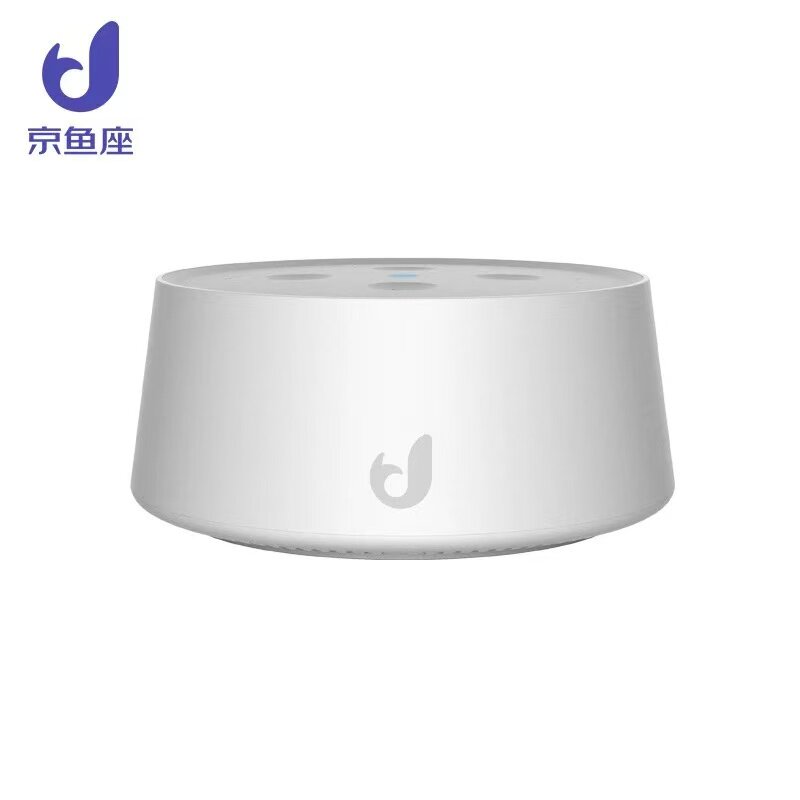 京鱼座AI蓝牙音箱P2智能语音助手圆形触控音响WIFI笔记本电脑音箱