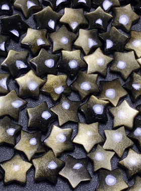 天然金曜石星星裸石DIY绕线滴溜