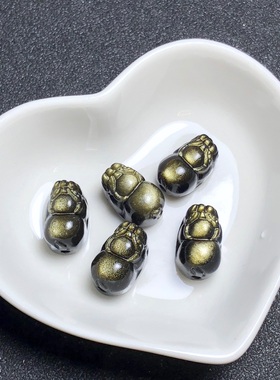 DIY貔貅吊坠编绳手串配件金沙