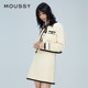 MOUSSY new winter product rich girl's small fragrant style two-piece dress for women 028HAZ70-2281