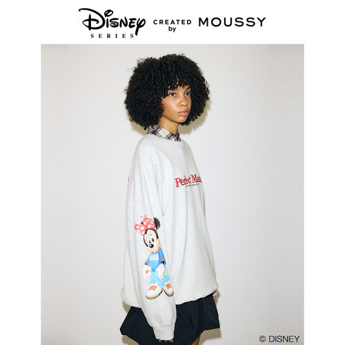 MOUSSY 冬季新品迪士尼联名米奇米妮印花卫衣女010HAY90-0661 - 图1