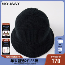 MOUSSY 22 Winter New Pinails Department of Pure Color Brief Design Dome Wool cap 010FA750-5710