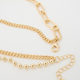 MOUSSY2026 spring new trendy and cool hot girl stacked retro multi-layer necklace jewelry 010IS356-9051