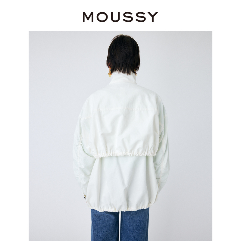 MOUSSY 日系工装风一衣多穿中性风两件套夹克外套女010GSS30-1680 - 图2