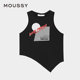 STUDIOWEAR x MOUSSY spring new product contrasting color geometric print vest 028ISA90-3401