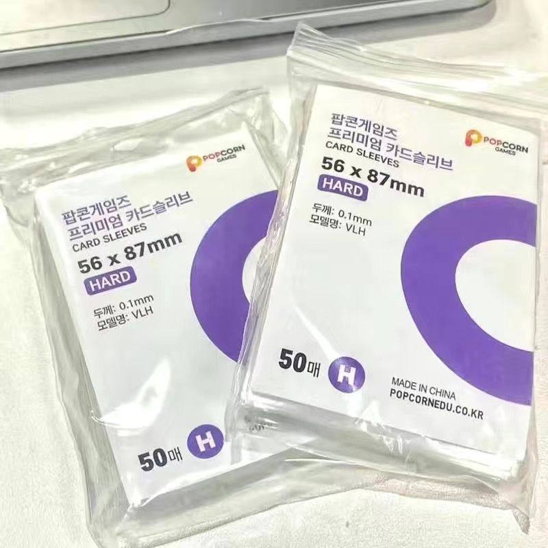 韩国爆米花卡膜卡套高透平口加厚拍立得照片收纳专辑小卡保护套 - 图3