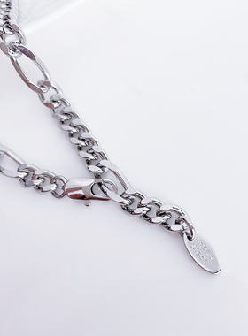 kitsh简约链条项链粗小众设计感