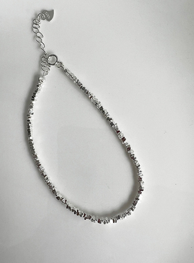 KITSH碎银子925纯银手链女小众ins简约基础款秀气精致气质通勤