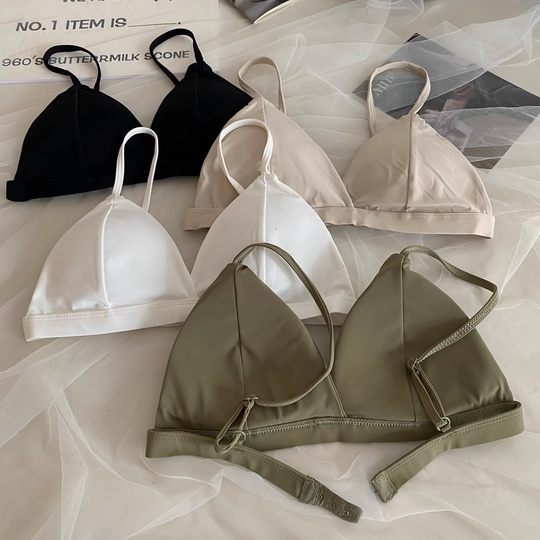 Non-slip, waterproof, quick-drying swimsuit, women's underwear, wire-free push-up bra, quick-drying surf bikini short suspender