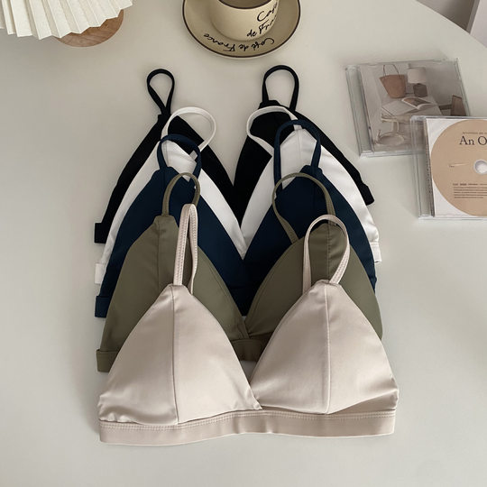 Non-slip, waterproof, quick-drying swimsuit, women's underwear, wire-free push-up bra, quick-drying surf bikini short suspender