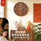 Polaris Solid Wood Middle Antique Pendulum Clock Silent and On Time