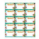Mini English small certificate sticker for elementary school students English star reward sticker for encouragement of children to learn sticker for children English English star praise letter sticker creative small certificate paper