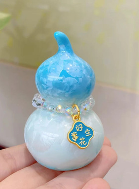 灵隐景区文创抱富葫芦摆件