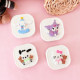 Cartoon cute expression braces storage box high-looking braces retainer storage box dentures invisible braces box