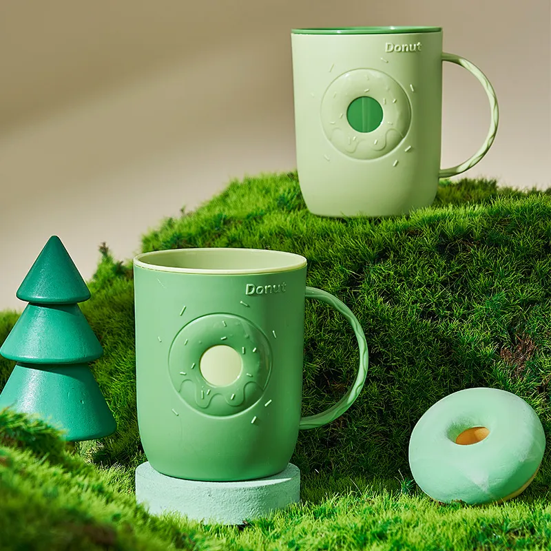 High-looking donut mouthwash cup, bathroom toothbrush cup, sink toothbrush cup, school dormitory wash cup