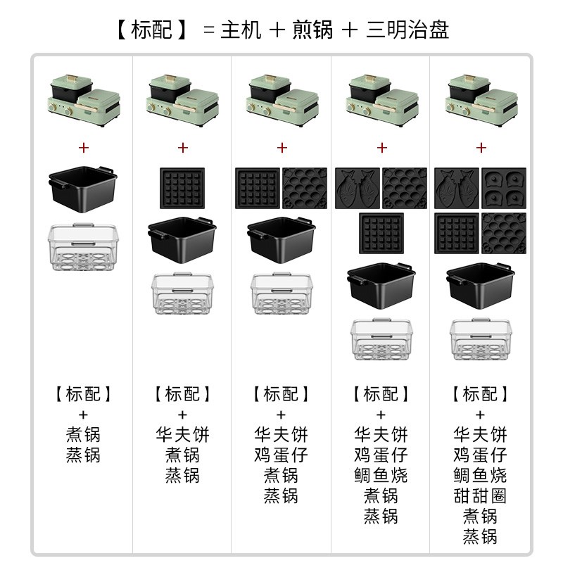 三明治早餐机多功能家用小型轻食机 reemziad三明治机