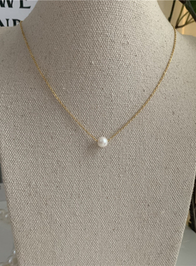 纯银小众设计感ins锁骨链