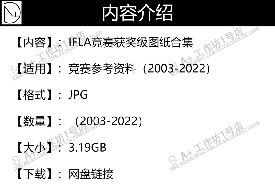 2022年IFLA部分高清景观设计竞赛获奖作品资料设计排版参考jpg - 图0