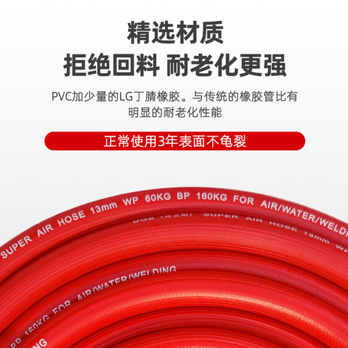 风炮管13mm风炮输气管橡塑管高压管大小风炮气管带接头风炮高压管 - 图1
