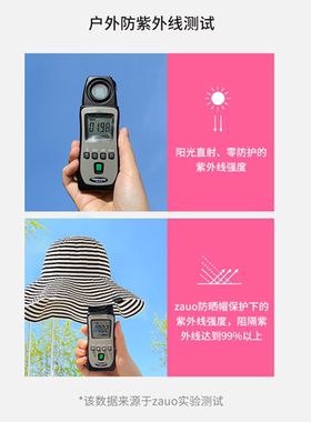 zauo防晒帽女2025新款太阳帽渔夫大帽檐遮全脸夏季防紫外线可折叠