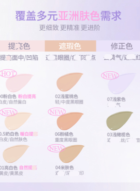 GirlsCrush提亮遮瑕液斑点痘印黑眼圈gc泪沟脸部修容GirlsCursh