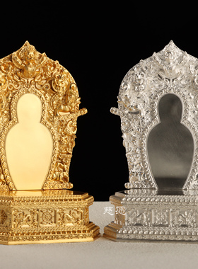 纯银精工浮雕尼泊尔底座