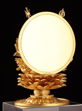 纯铜镀金千手观音家居佛像摆件