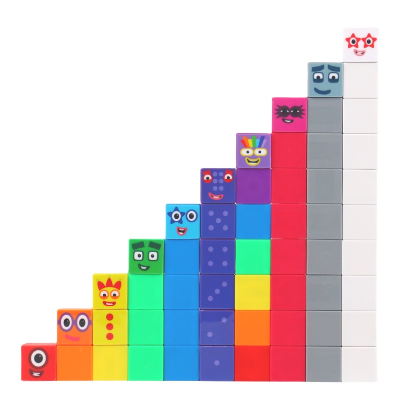 数字积木磁力方块numberblocks正方体数学教具立体益智拼装玩具 - 图0