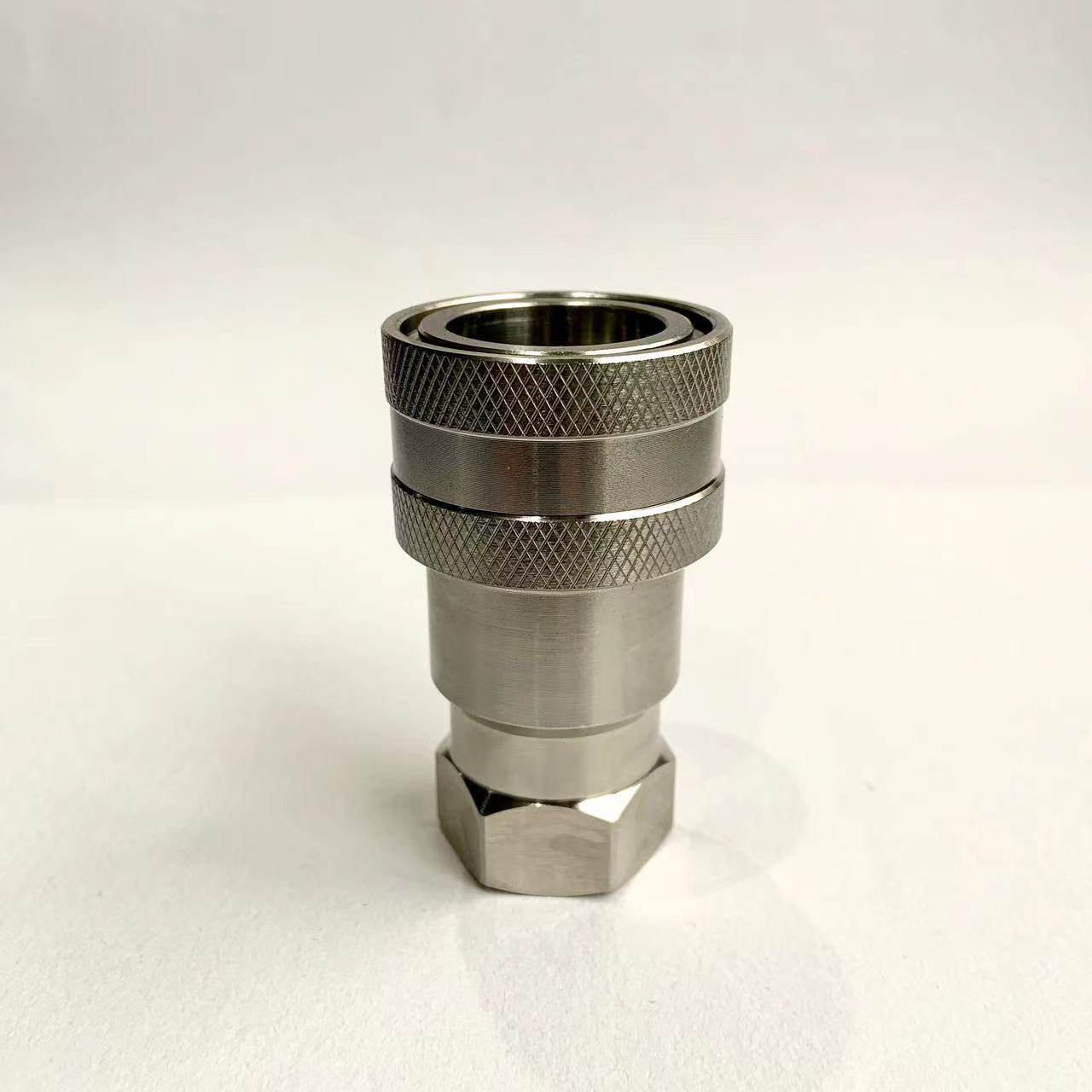 ISO7241-A不锈钢304快速接头KSA开闭式液压接头NPT螺纹耐高温腐蚀,淘宝优惠券,粉丝福利购,淘宝优惠卷