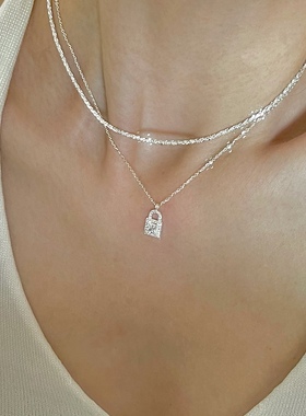 波光粼粼项链叠戴锁骨链颈链小众