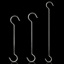 Buy 2 send 1 plus coarse stainless steel S hook S type hook kitchen S meniscus lengthened S hook long shank hook