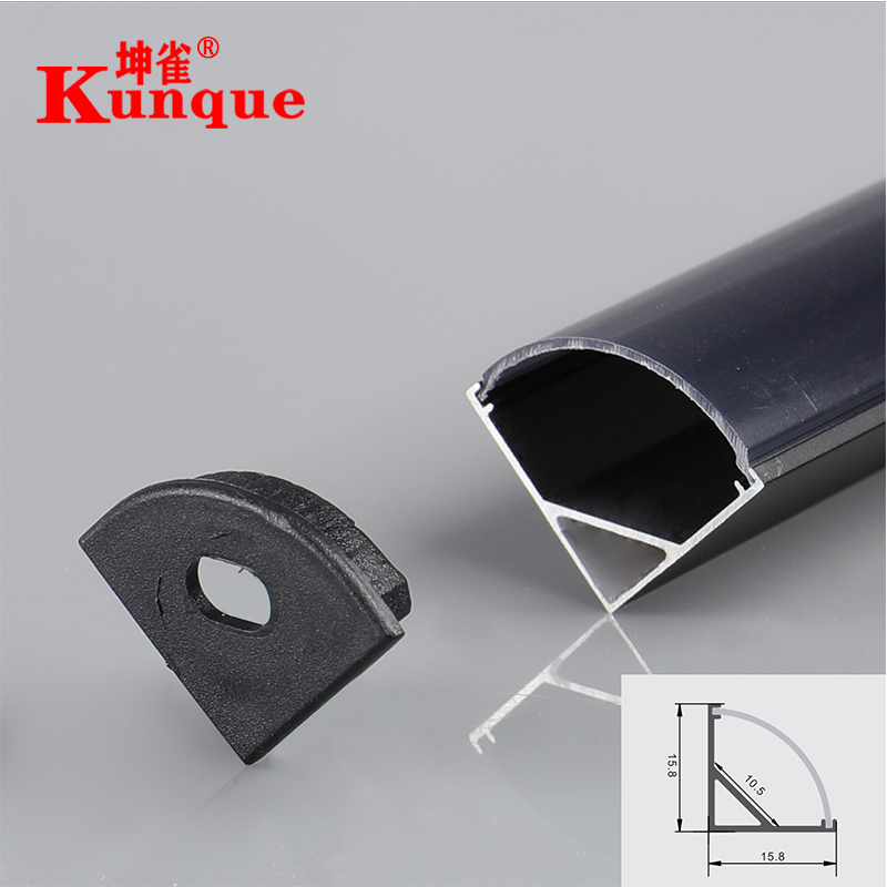 V型led灯条 220V硬灯条 免驱动墙角直角灯带橱柜酒柜展柜线条灯 - 图0