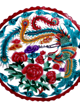 手工艺品皮影摆件结婚礼物
