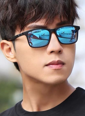 方形偏光太阳镜男款网红防紫外线