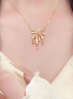「璀璨烟花」新款浪漫花火烟花项链女气质高级感锁骨链闺蜜礼物