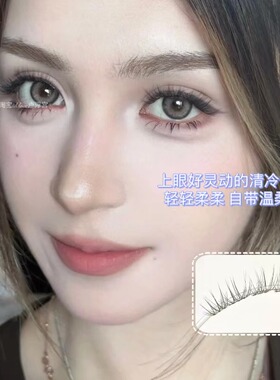 云烟灰细软里斯本自然假睫毛